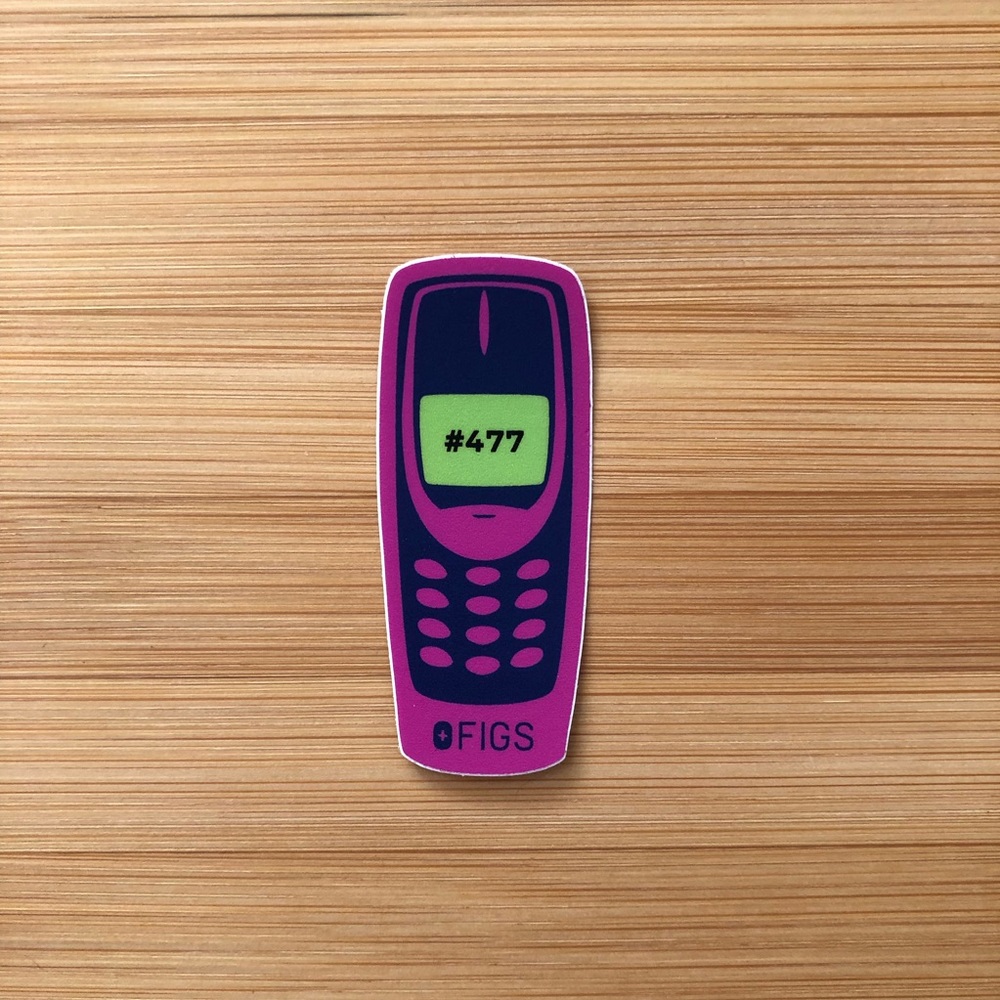 Figs Cell Phone Sticker